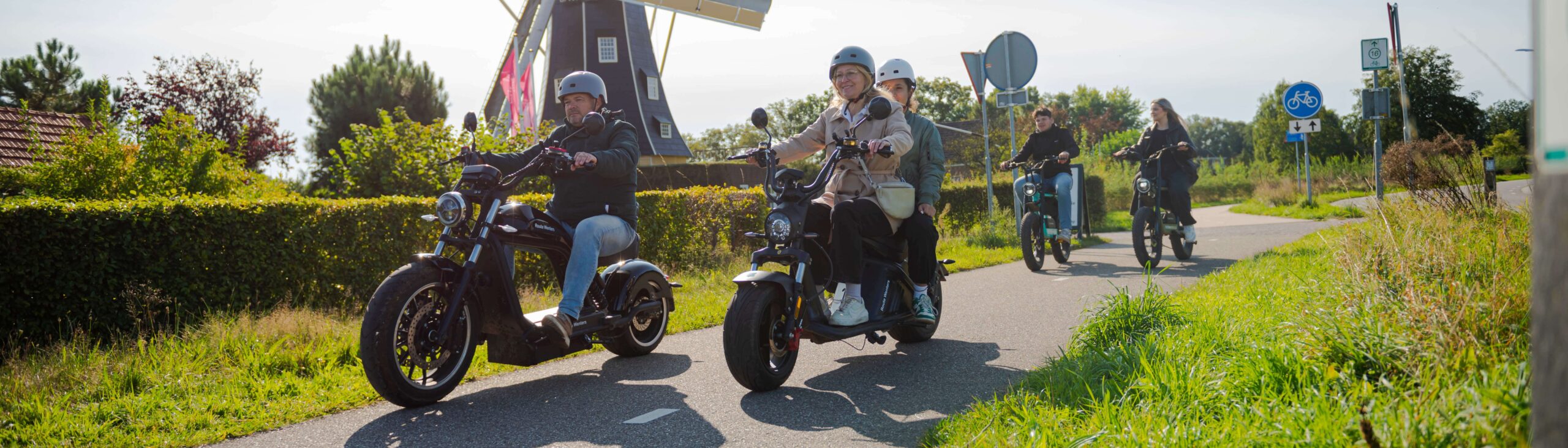 Uitje in Winterwijk - E-Chopper huren bij Route Wenters